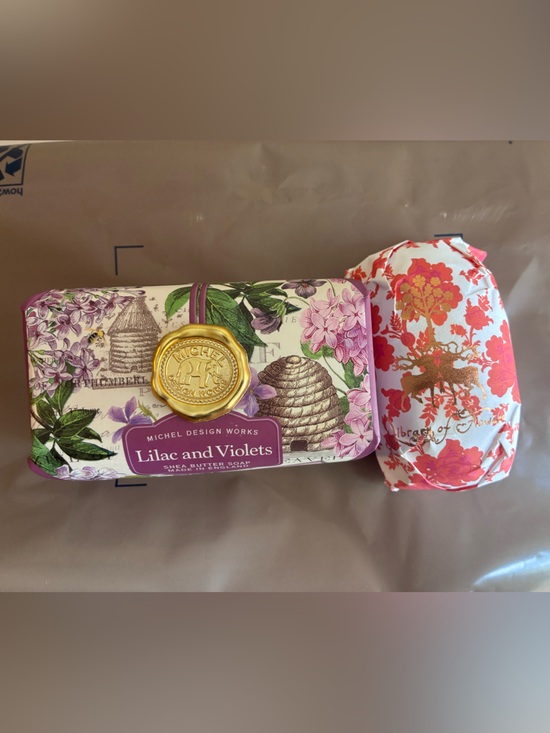 Library Of Flower Other - Soap 🧼 Library Of Flowers Hand Soap Bar + Shea butter Perfumed Soap NEW|UNUSED